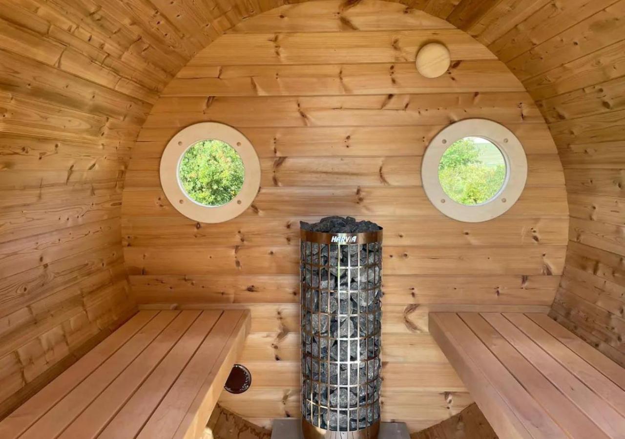 Tirolian Lodge North, Whirlpool, Sauna, Lagerfeuer Bundorf Kültér fotó