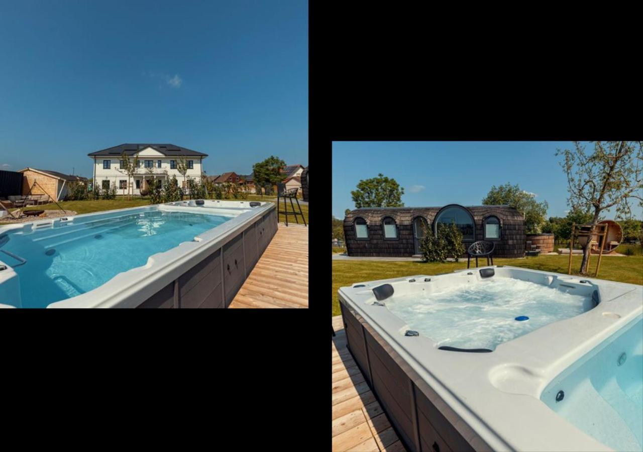 Tirolian Lodge North, Whirlpool, Sauna, Lagerfeuer Bundorf Kültér fotó